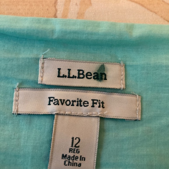 Vintage LL Bean Cotton Eyelet Skirt with Lining Size 12 - Picture 3 of 6